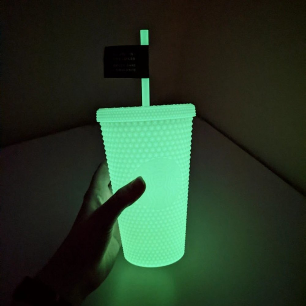 NWT Starbucks Glow in the dark straw cup